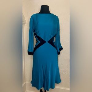 *new price* Milly of New York Silk Cocktail Dress sz 6 retro feel NWOT